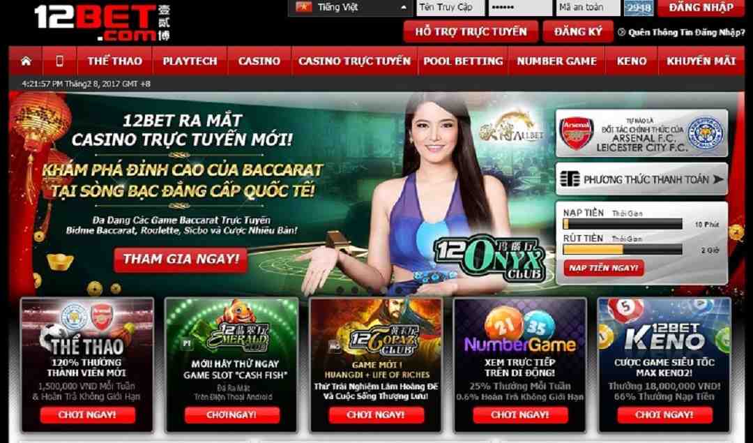 Sòng Casino trực tuyến với nhiều tính năng nổi bật